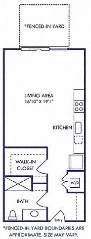 Floor plan Amerifax with Fenced-in Yard