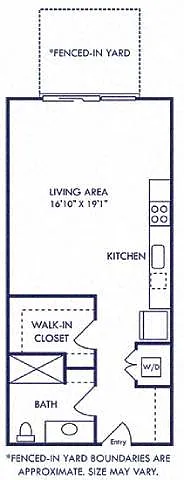 Floor plan Amerifax with Fenced-in Yard