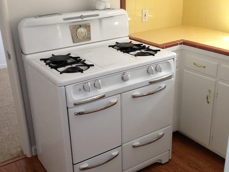 Classic well cared for Wedgewood gas stove