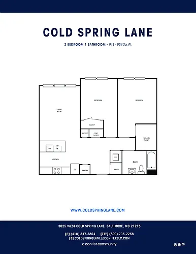 Floor plan 2 Bedroom