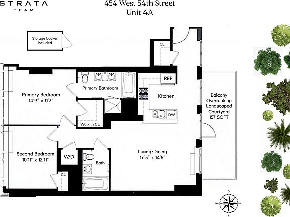 3rd image of 454 W 54th St APT 4A