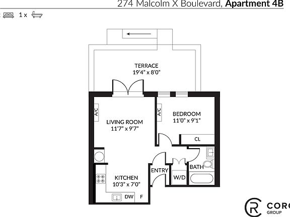 2nd image of 274 Malcolm X Blvd #4R