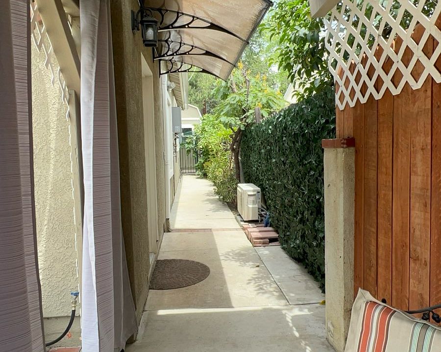 outside