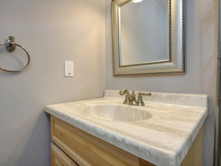 powder room on 1st floor