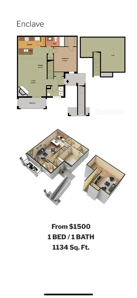 Floor plan Enclave