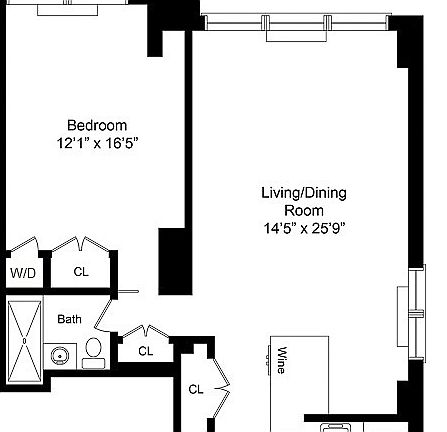 2nd image of 58 W 58th St #30G