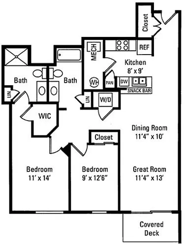 Floor plan 2C1