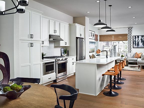 Baker dining room, kitchen, and great room