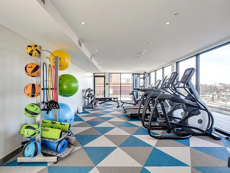 The Stanton rooftop 24-hour fitness center