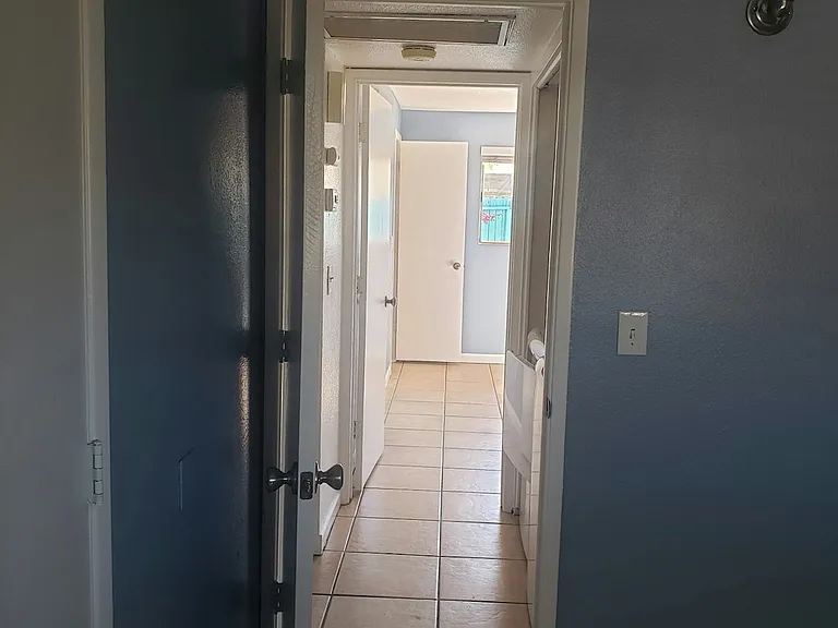 hallway across from the bedrooms