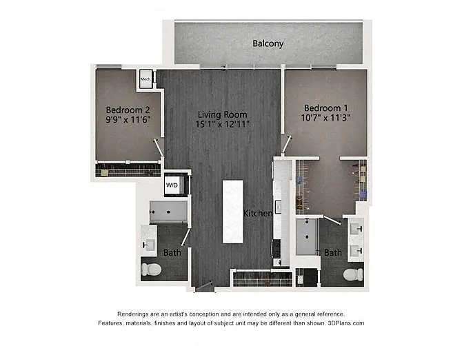 Floor plan B3