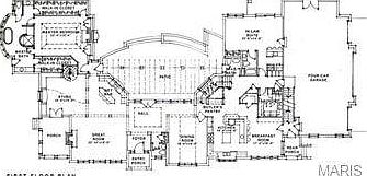 Lavish courtyard design affords lots of privacy. Shown is the 1s