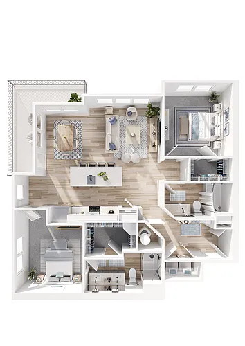 Floor plan B3