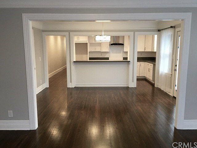 Formal dining and kitchen.