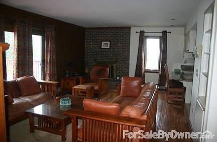 brickfront wood fireplace