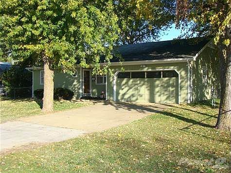 Front view of the home