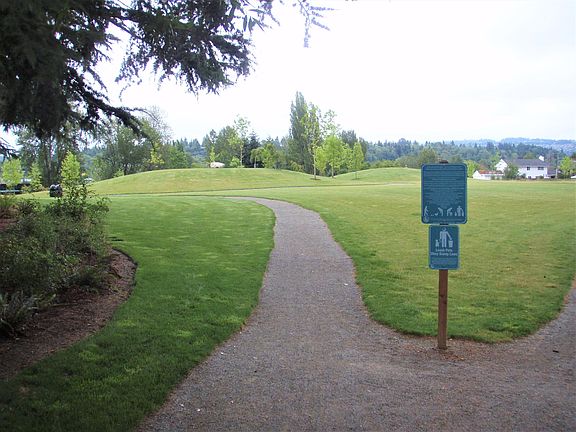 Entrance to Surrey Downs Park - about 125 yards from Home