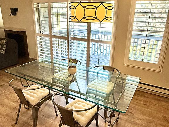 Dining room comes with table and chairs