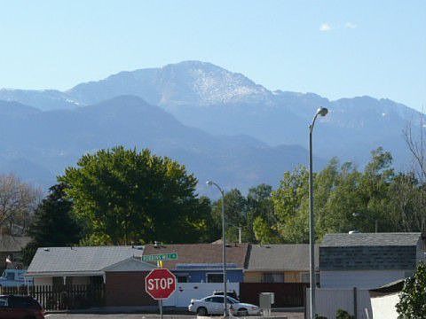 Mountain Views fro Back Courtyard