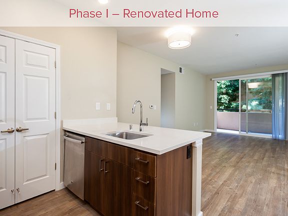 Phase I Renovated Kitchen, Living, and Dining Areas