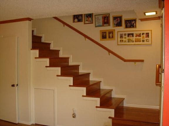 stairway/hardwood floors