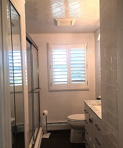 New Bath - Floor to ceiling tile