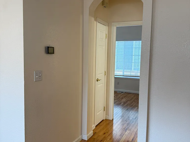 Hallway to second bedroom and bathroom