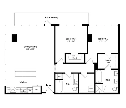 Floor plan B6