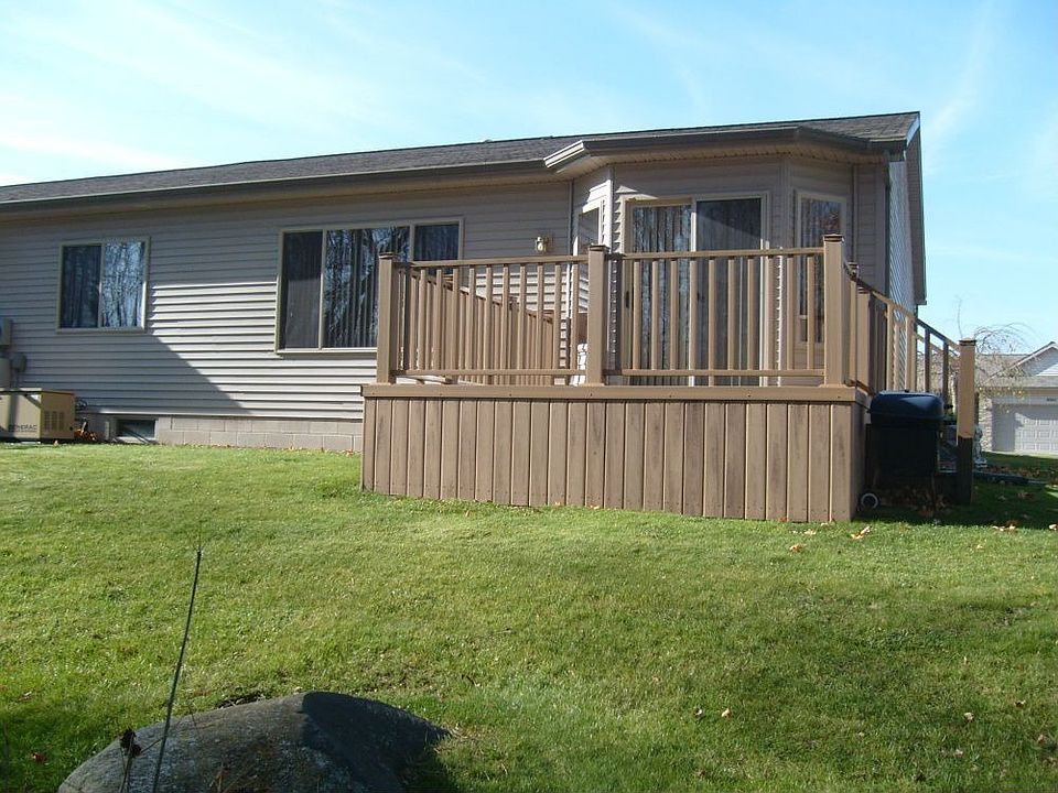 Rear of condo