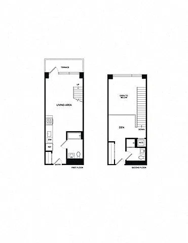 Floor plan SX Loft w/ Terrace