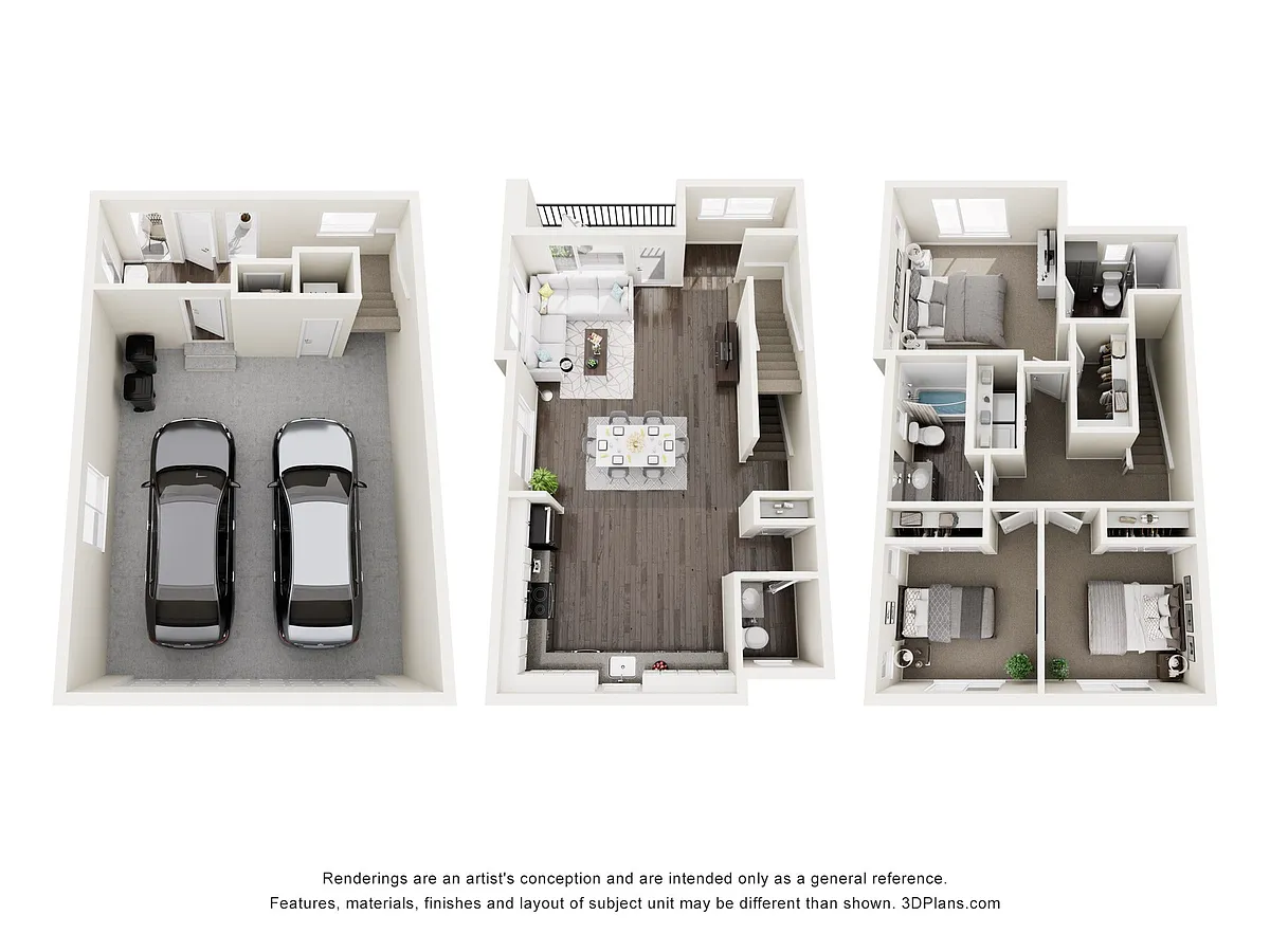 Floor plan Three Bedroom