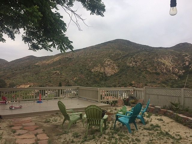 Rear yard view