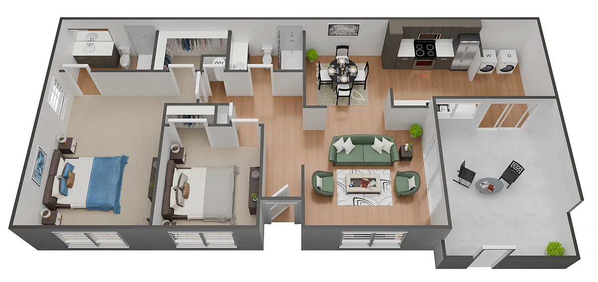 Floor plan B2B