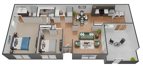 Floor plan B2B