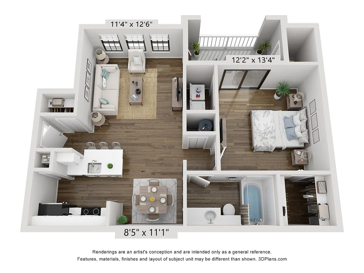 Floor plan Neptune Partial