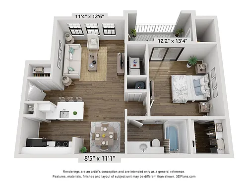 Floor plan Neptune Partial
