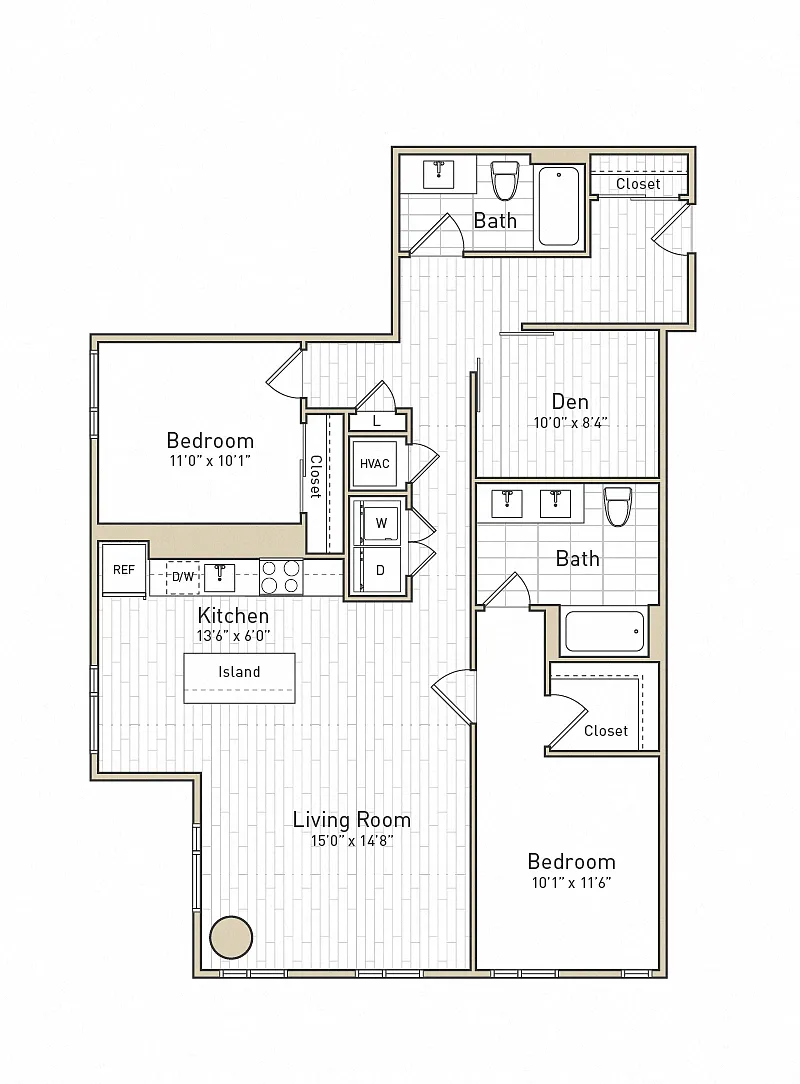 Floor plan B20D - Rise