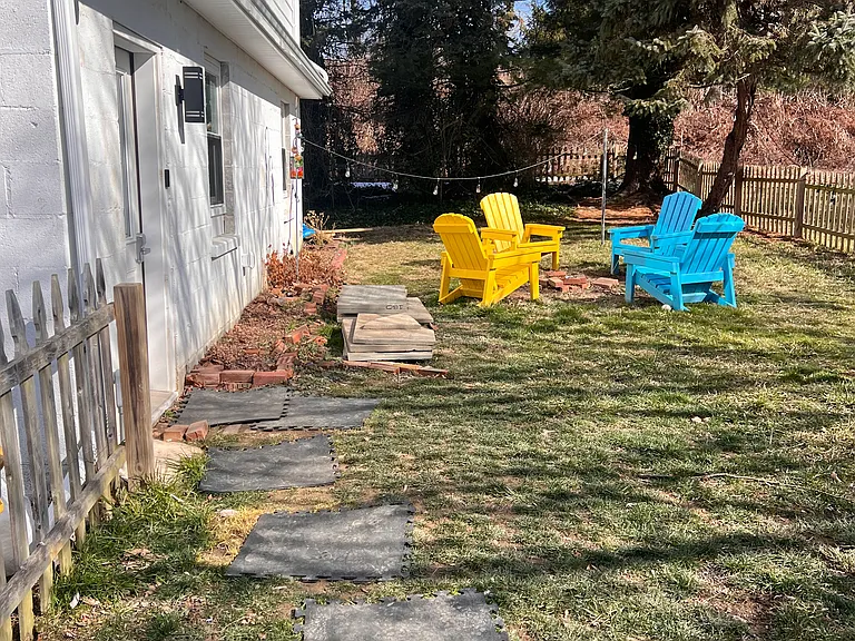 Fenced in Backyard