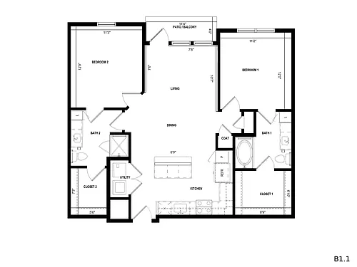 Floor plan B11