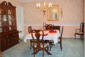 Dining Room with Chair Railing