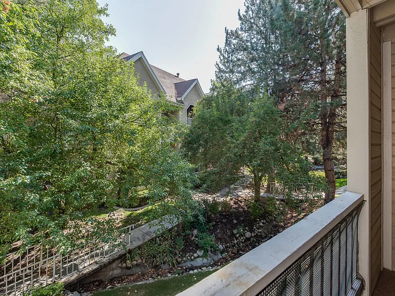 View of the inner courtyard from the balcony.