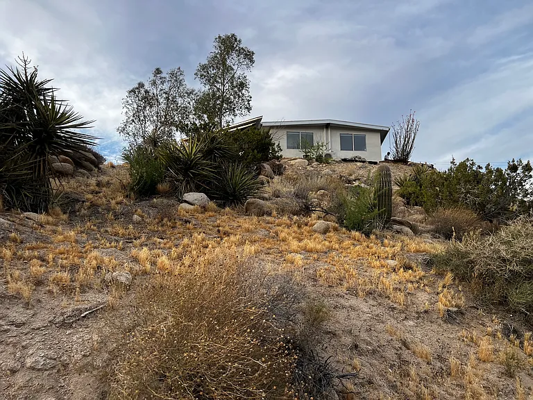 view from the road below