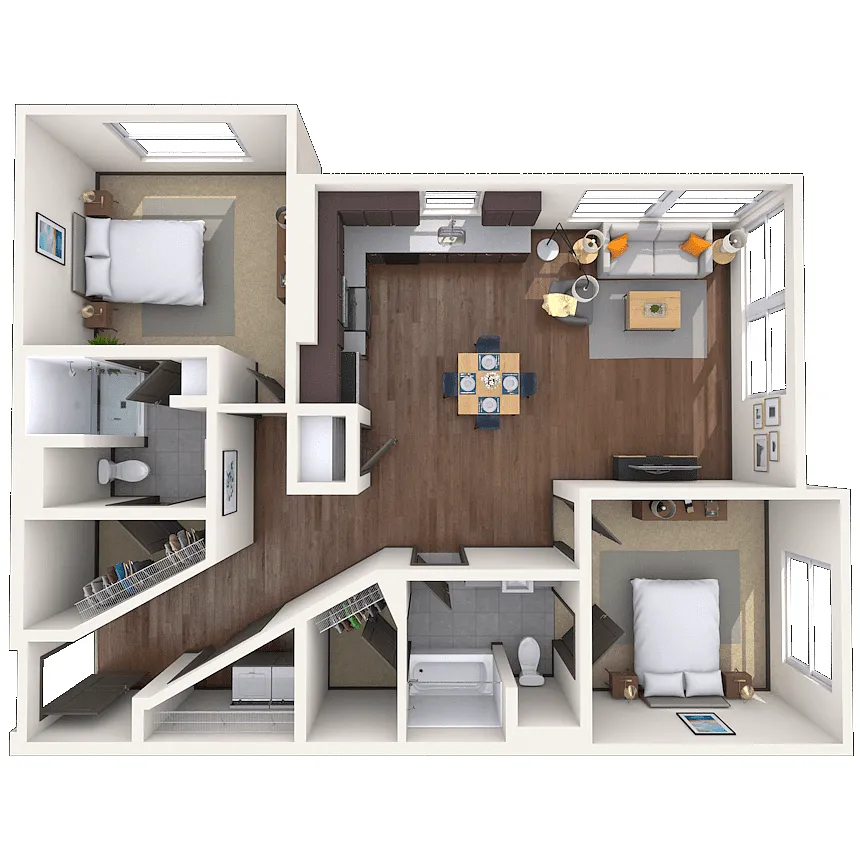Floor plan Riverside