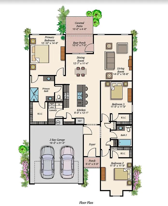 Floor plan 3 Bedroom