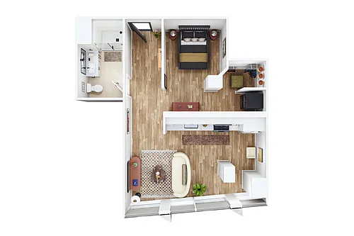 Floor plan Studio - G