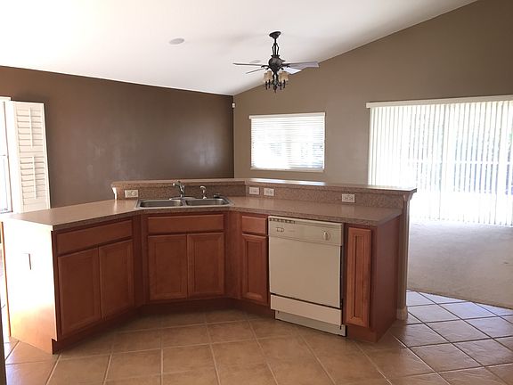 Kitchen overlooking family room