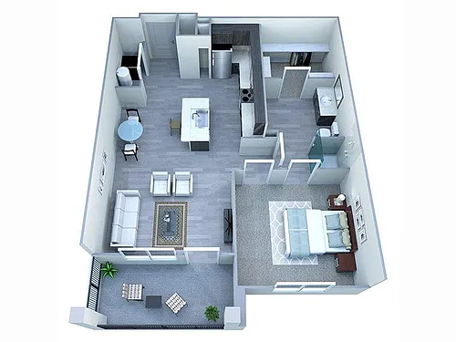 Floor plan A3 1X1