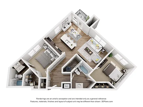 Floor plan B3