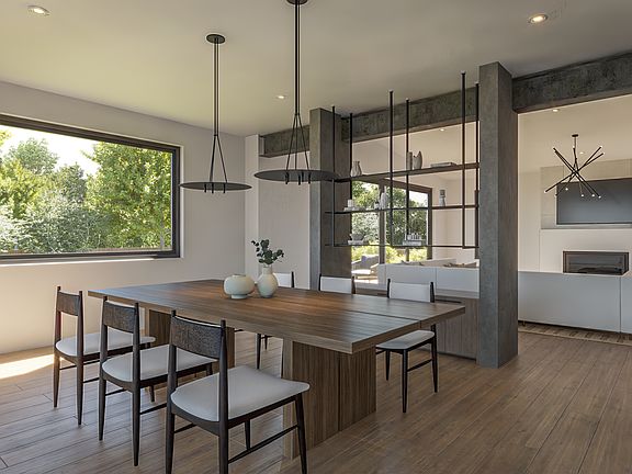 Juniper Dining Area in Graphic Modern