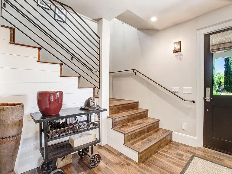 Entry and stairs
